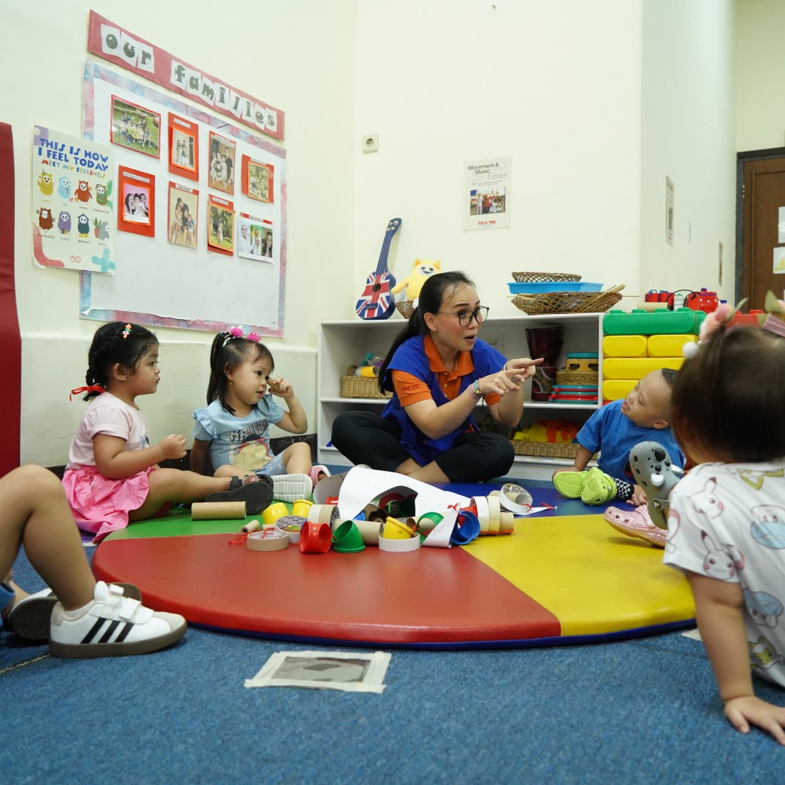 Classroom at Tutor Time Bandung international preschool, West Java