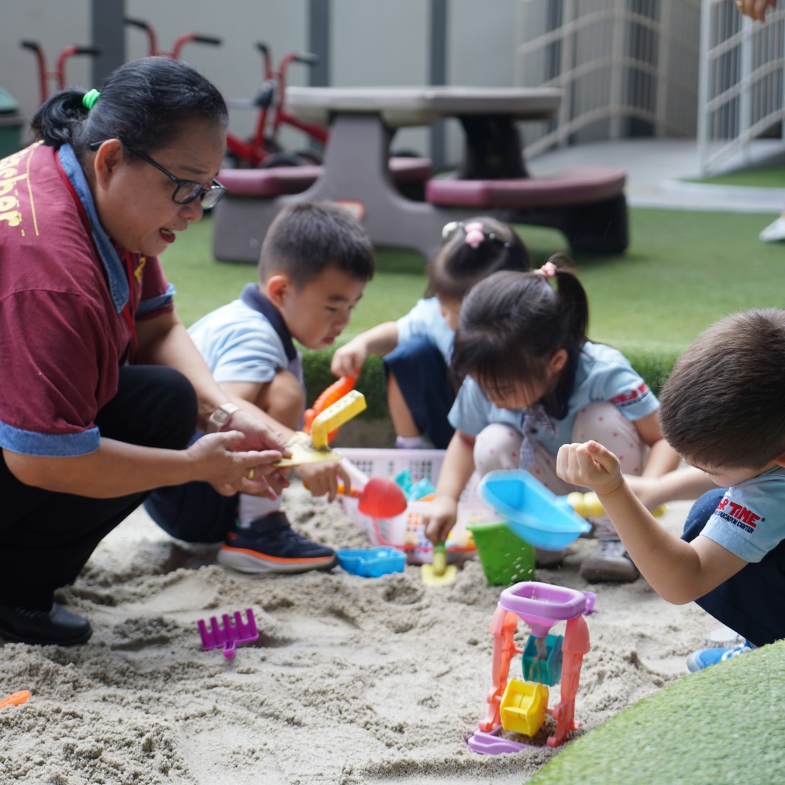 Classroom at Tutor Time Intercon international preschool, West Jakarta