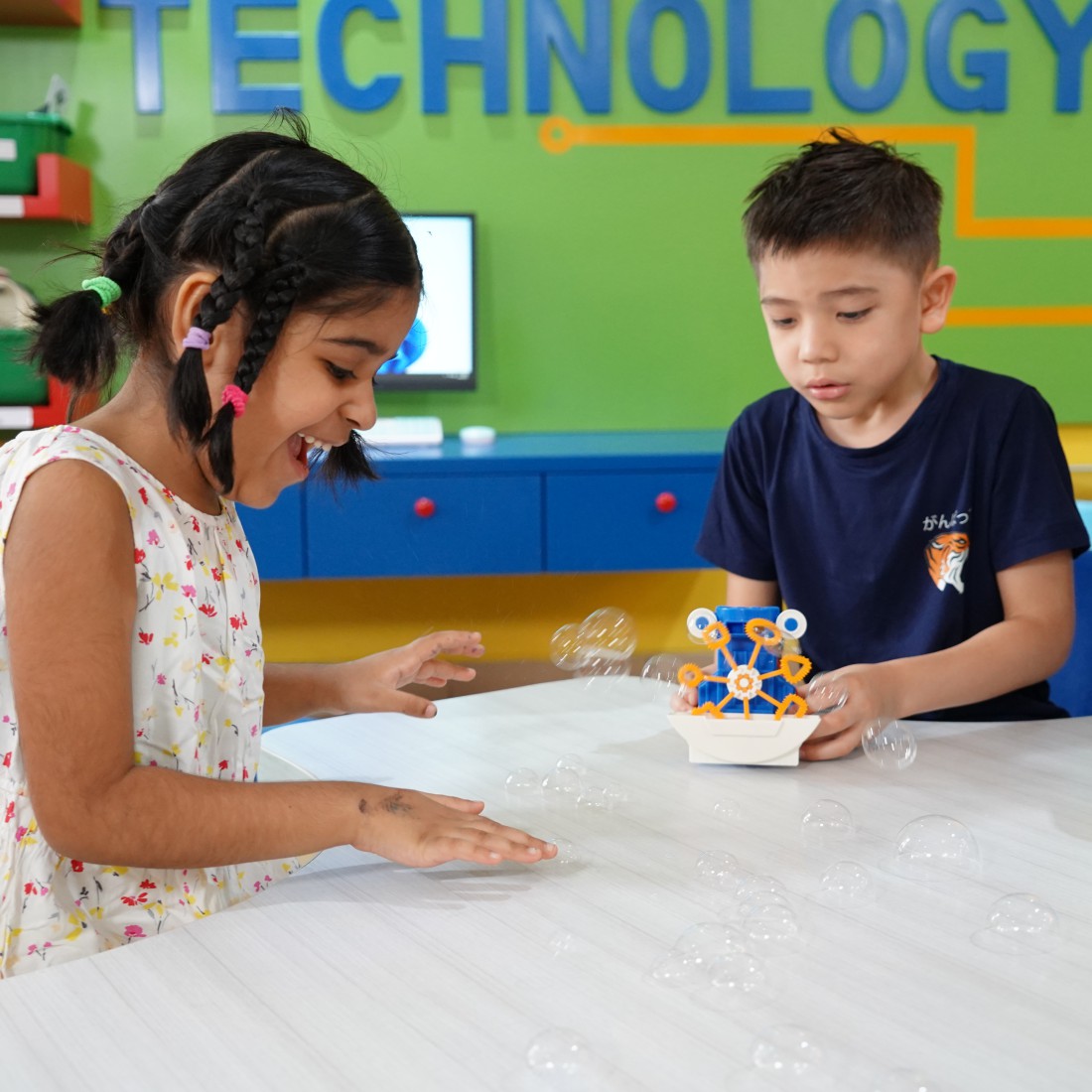 Classroom at Tutor Time Kemang international preschool, South Jakarta