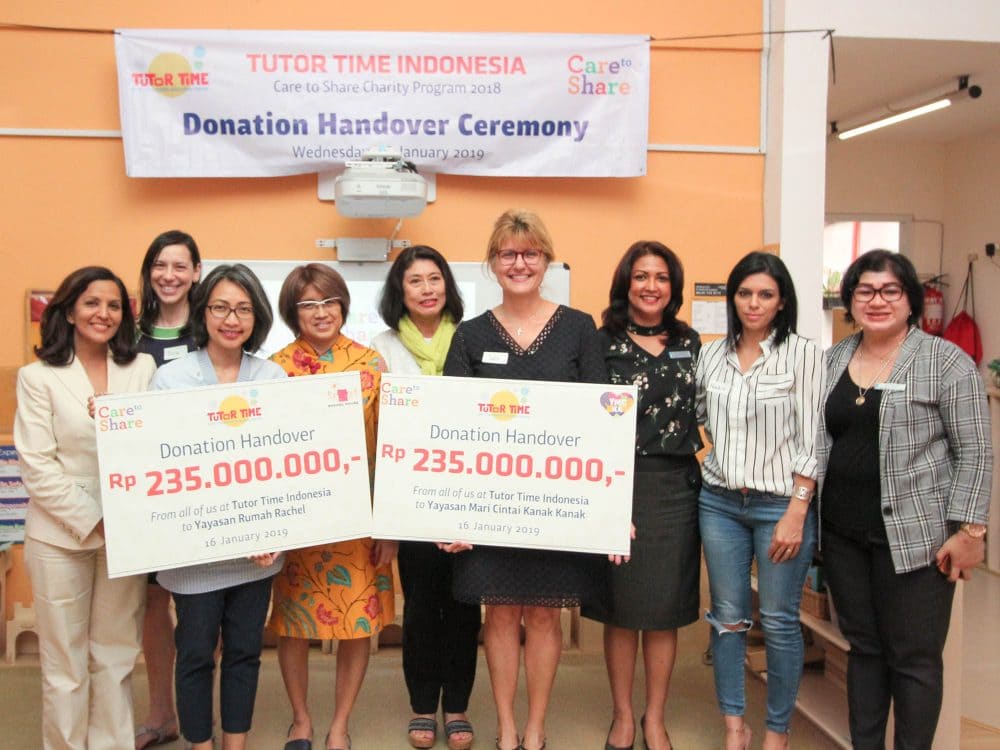 Tutor Time Indonesia Donated IDR 470 Million to Support Critical & Terminally Ill Children