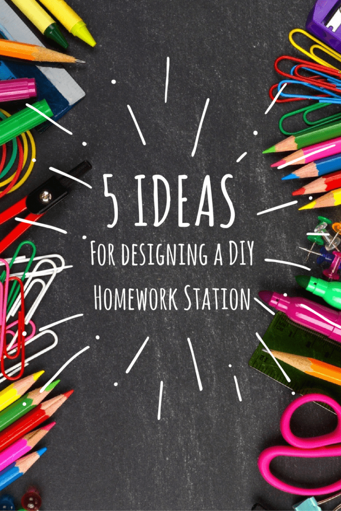 5 Ideas for a DIY Homework Station